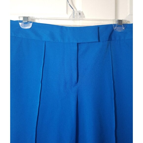 Worthington ankle Leg Dress Pants Women's Blue Stretch size 12S - Picture 5 of 7